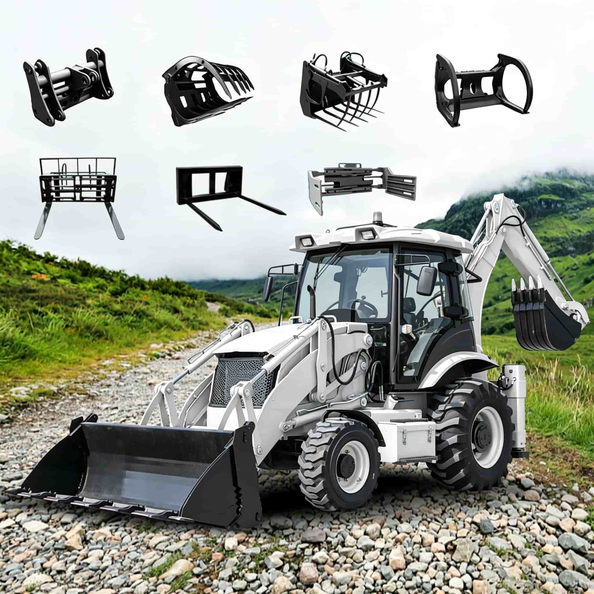 Tractor Backhoe - Retroexcavadora con certificación CE 40-30C, Euro