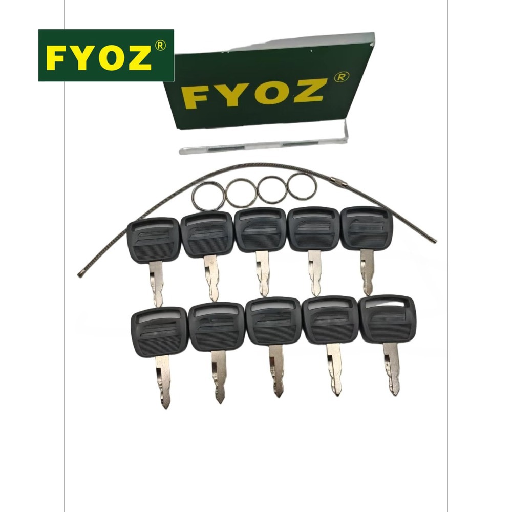 10 llaves para excavadora S450 - Heavy Equipment Key Set reseña y precio