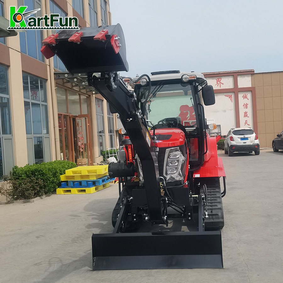 Tractor de orugas de servicio  - Tractor Backhoe reseña y precio