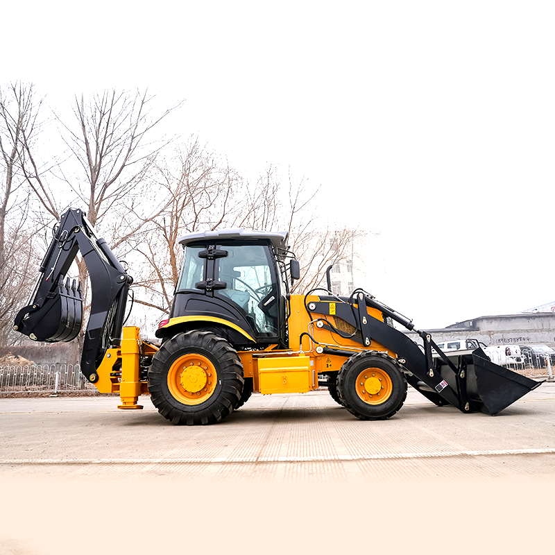 Minicargadora retroexcavadora  - Tractor Backhoe reseña y precio