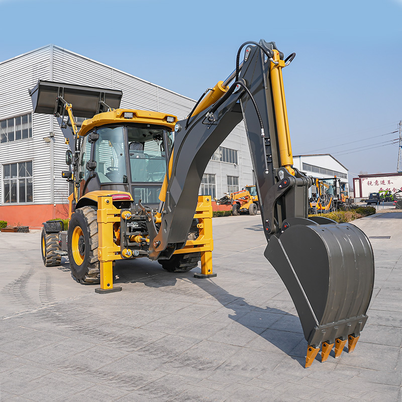 Retroexcavadora China de Alta  - Tractor Backhoe reseña y precio