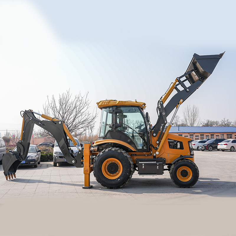 Retroexcavadora China de Alta  - Tractor Backhoe reseña y precio