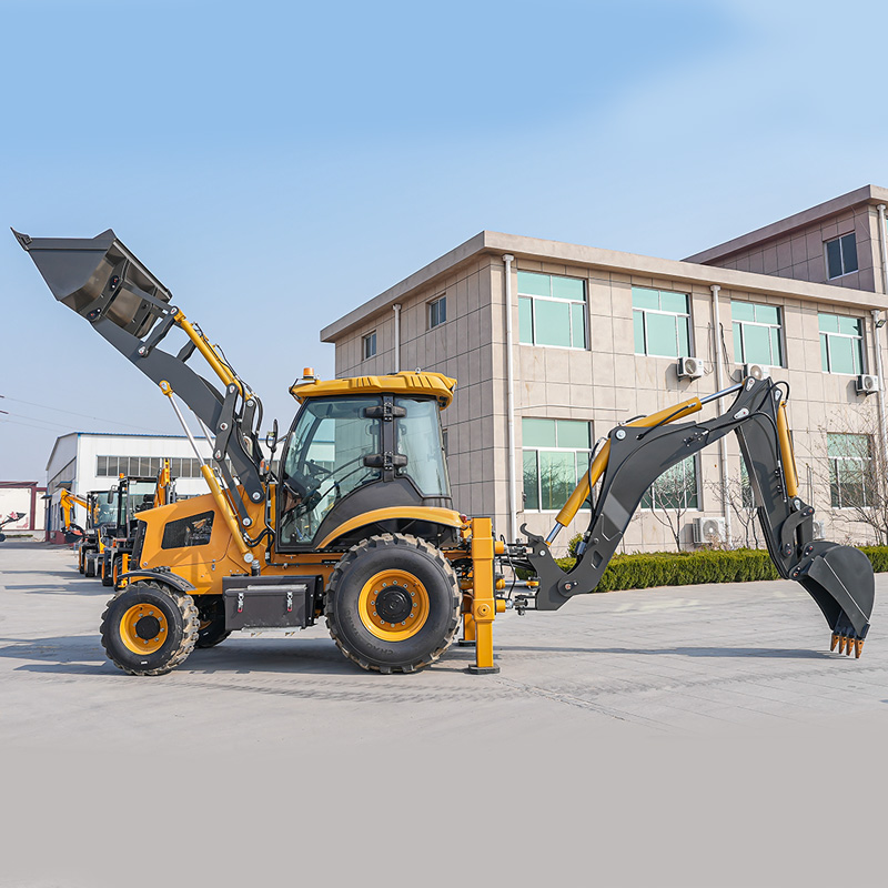 Retroexcavadora China de Alta  - Tractor Backhoe reseña y precio