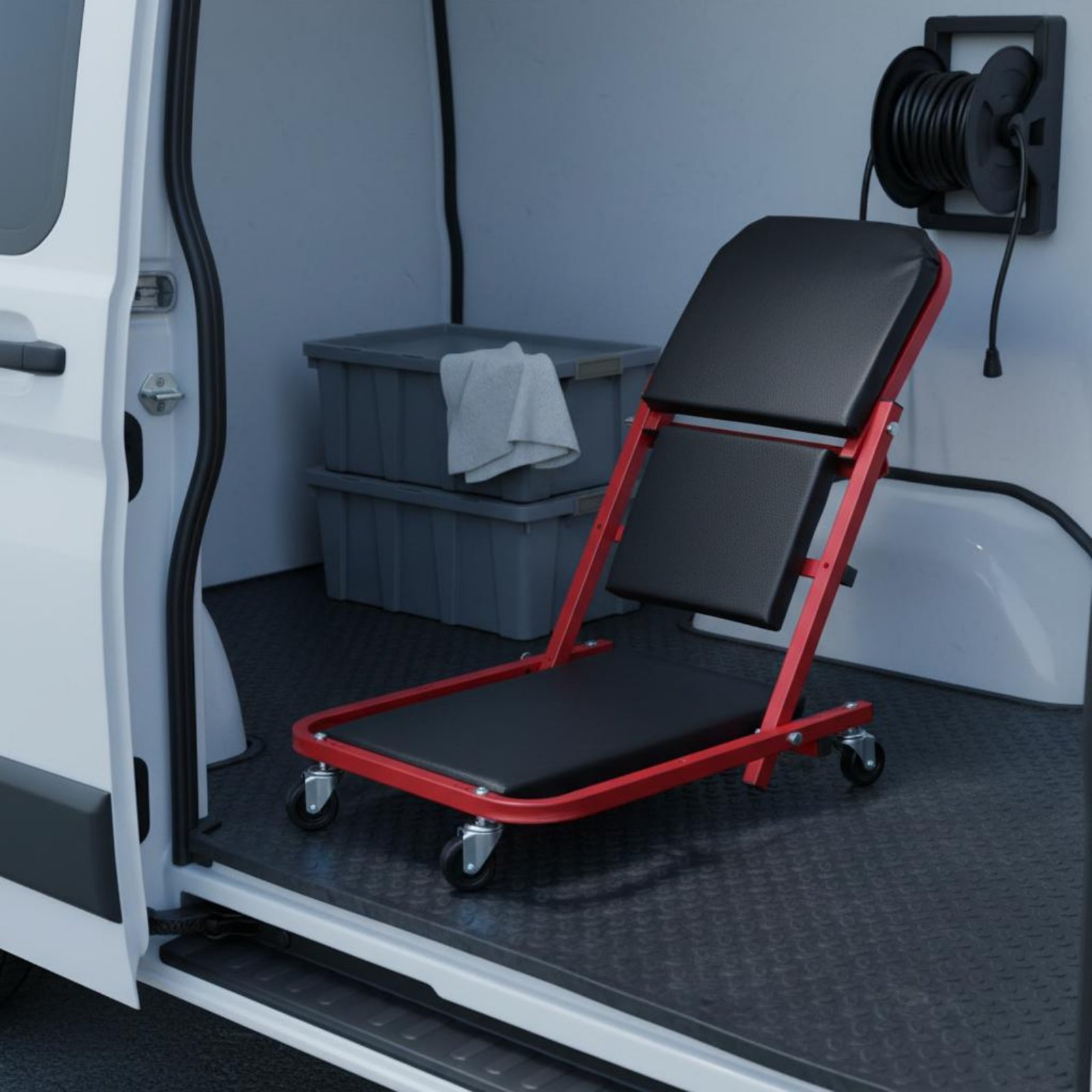Asiento de mecánico plegable 2 - Heavy Equipment Mechanic reseña y precio