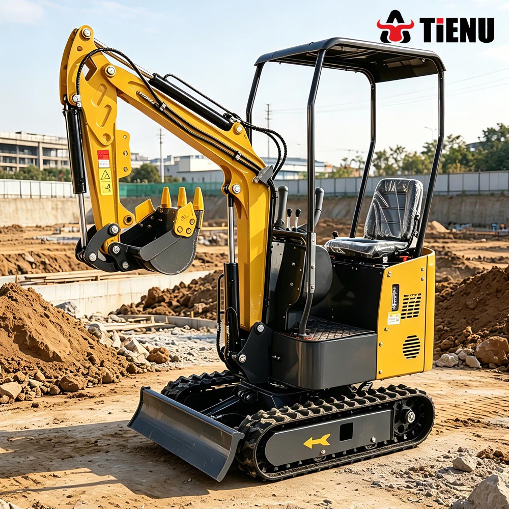 Miniexcavadora compacta con or - Tractor Backhoe reseña y precio
