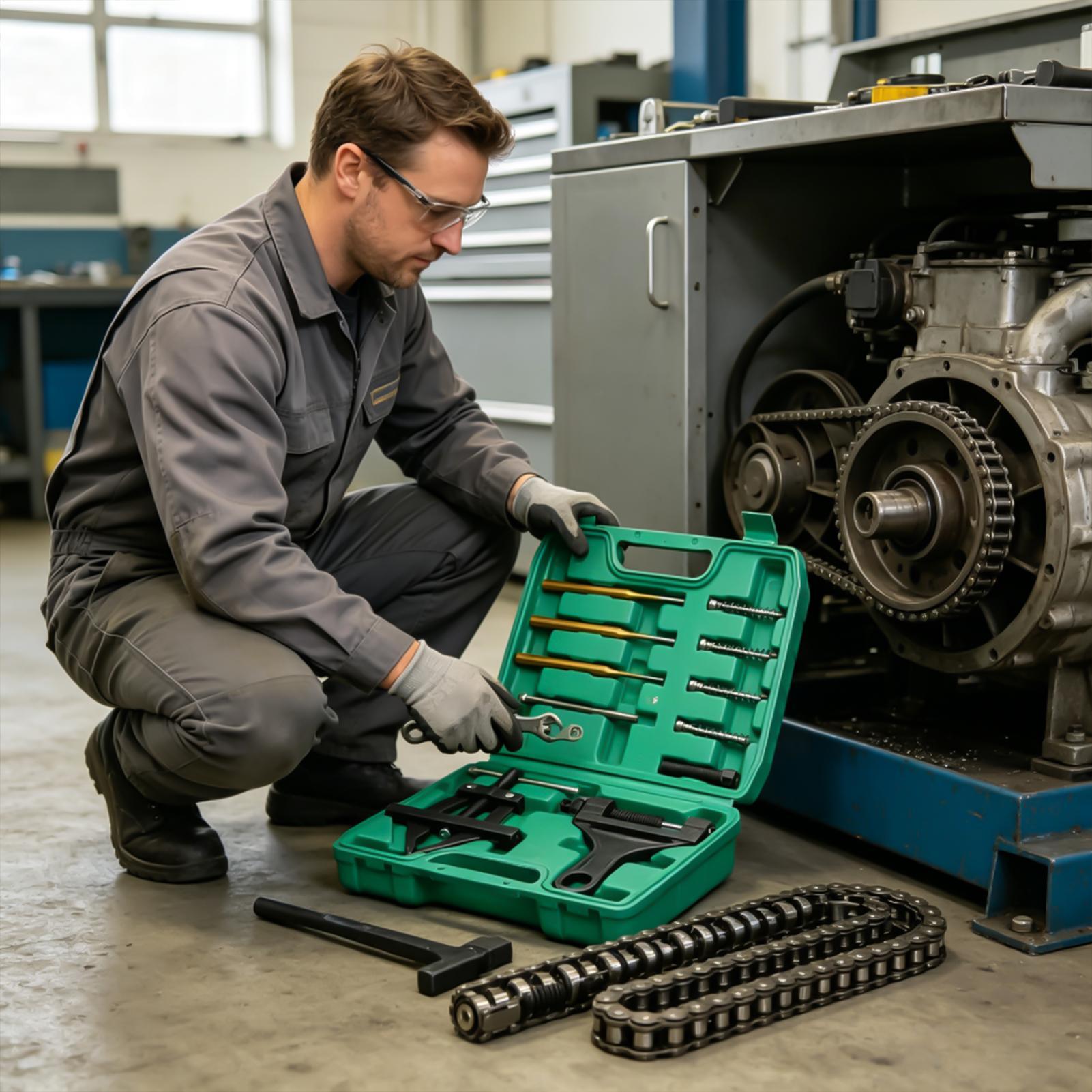Herramienta para romper cadena - Heavy Equipment Mechanic reseña y precio