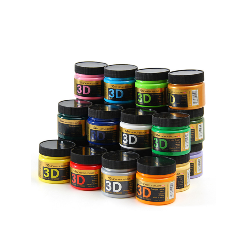 Set de Pintura Acrílica 3D, 10 - Heavy Equipment Painting reseña y precio